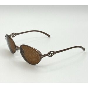 Vintage Sergio Tacchini ST1120-S Oval Metal Sunglasses Frames Italy‎ Y2K READ